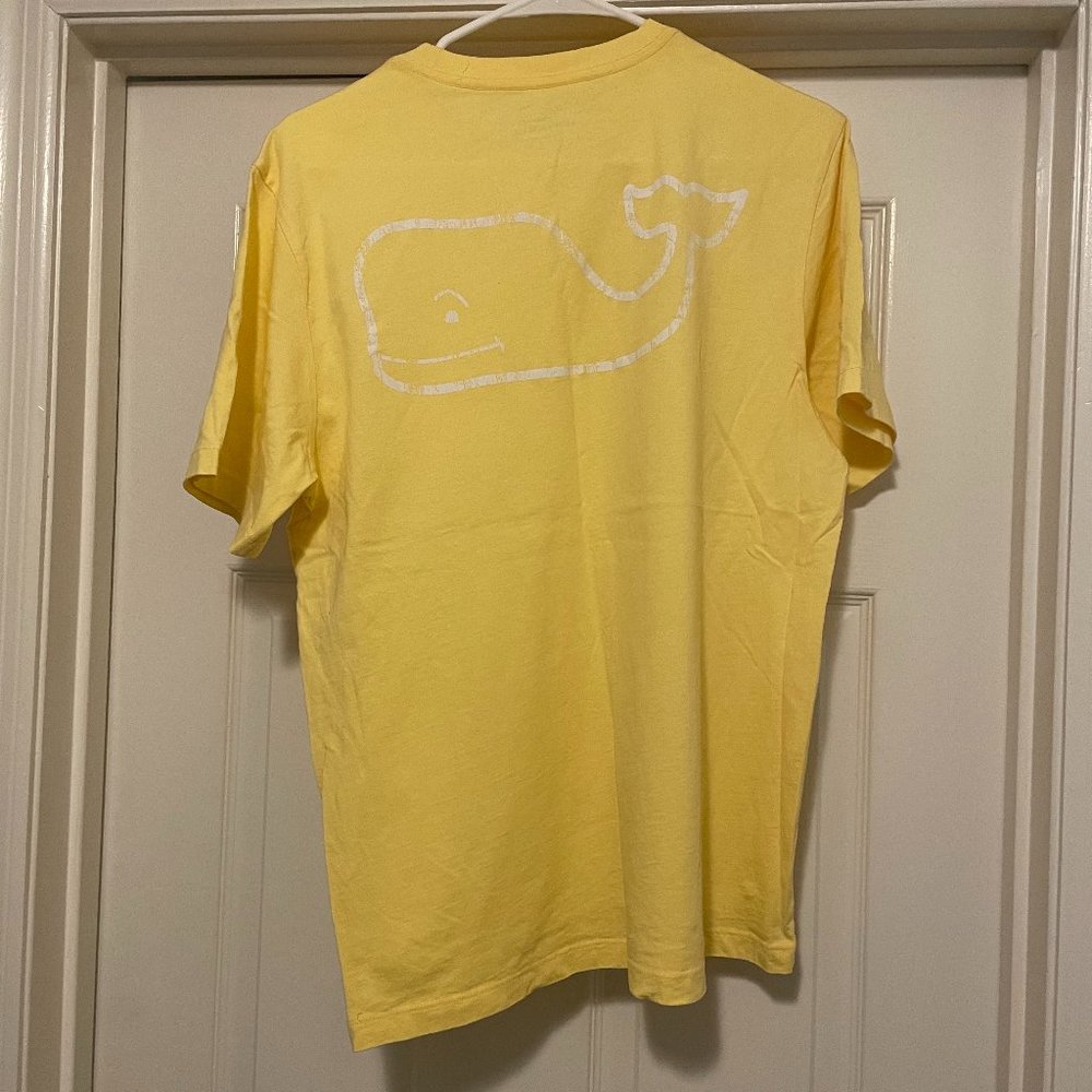 Vineyard Vines Short Sleeve Pocket T-Shirt - Men's Small - Yellow - NWT!